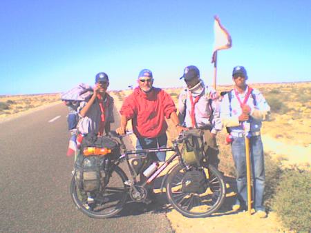 dans notre route on a trouvé ce touriste française et on a donné a lui une difinision a notre organisation